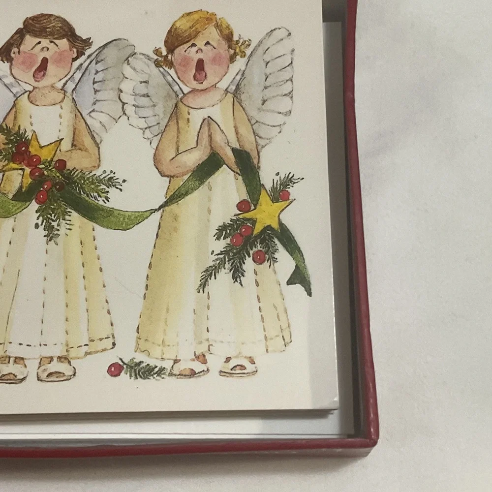 Angel Christmas Card Set ( 11 cards and envelopes)